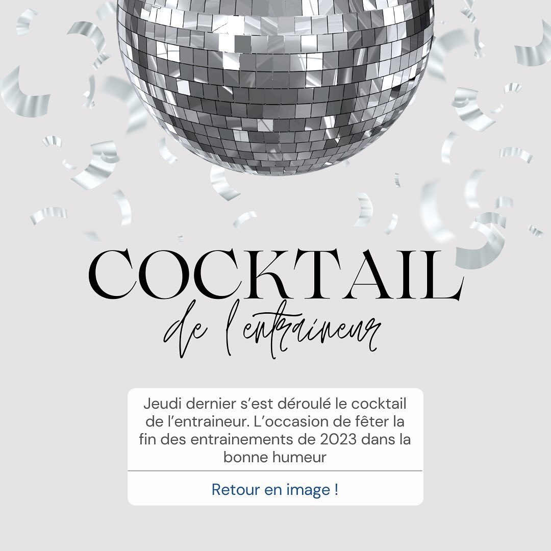 Cocktail de l’entraîneur